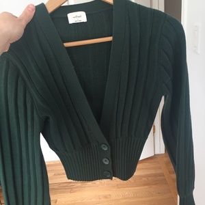 Wilfred plunge front cardigan